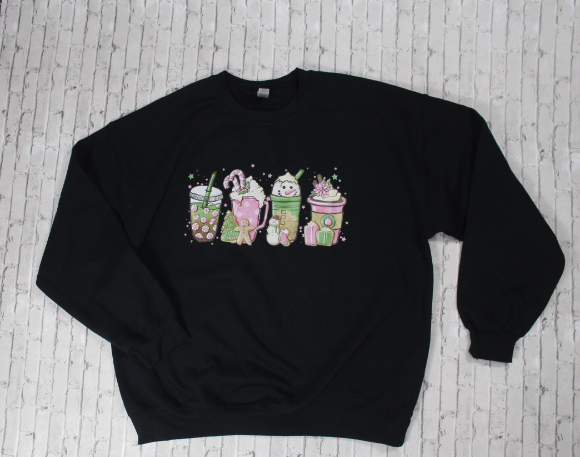 Christmas coffee sweatshirt XL